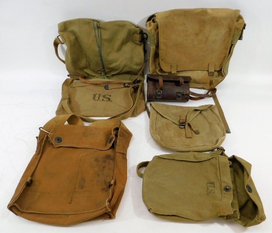 WWI Collection of Packs and Pouches (6) field gear ww1