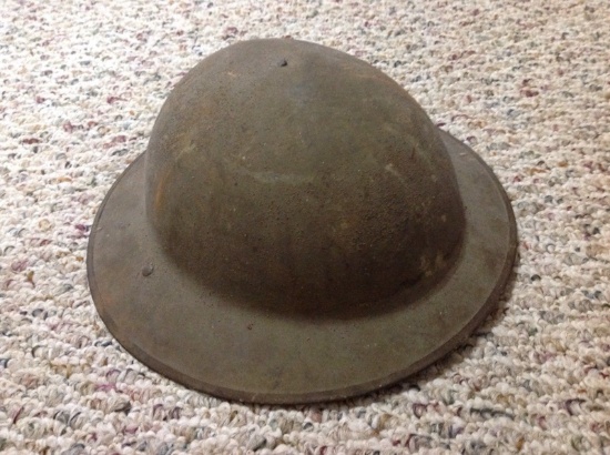 Original Outstanding Ww1 Doughboy Military Helmet