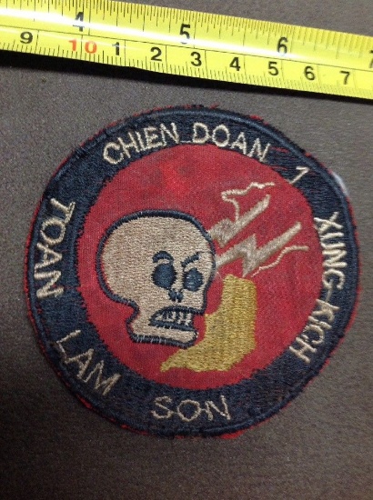 Vietnam Theater Made Chien Doan Toan Lam Son Patch