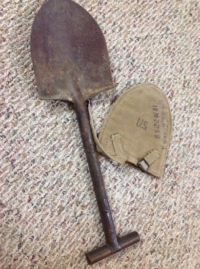 Entrenching Tool Shovel T Handle Ww2 Usmc Pacific
