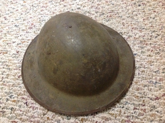Original Outstanding Ww1 Doughboy Military Helmet