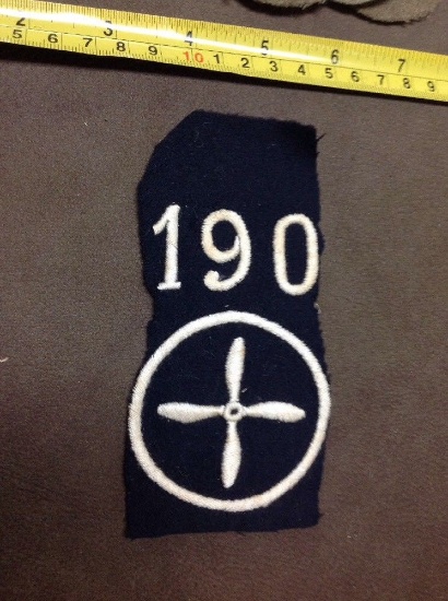Ww1 Areo 190 Pilots Patch