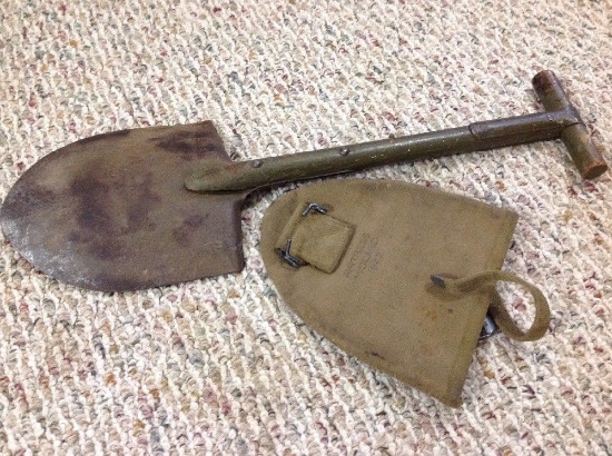 Entrenching Tool Shovel T Handle Ww2 Usmc Pacific