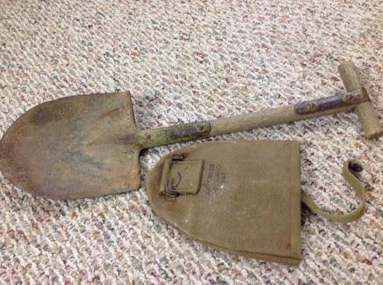 Entrenching Tool Shovel T Handle Ww2 Usmc Pacific