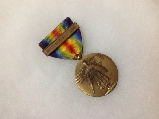 world war victory medal with bar
