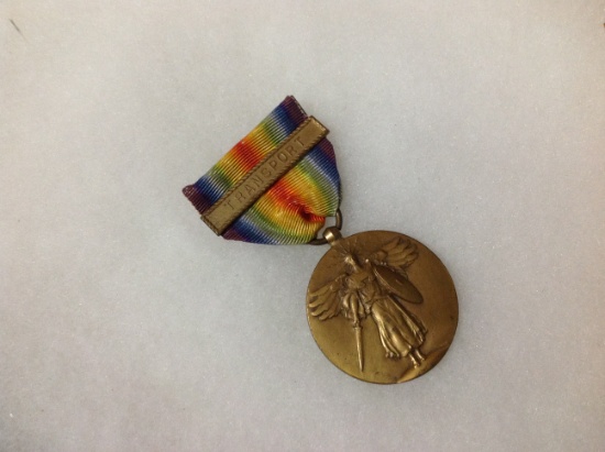world war victory medal with bar