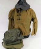 WWII Period U.S. Army & Navy Foul Weather Rainwear