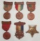 6pcs-Daughters/Ladies of Union Veterans Of The Civil War Medals