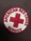 1950 red cross service patch x15 patches