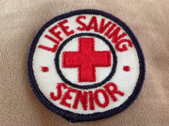 vintage arc red cross life saving senior x10 patches all one money