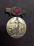 1911 arc redd cross first aid compitition medal very rare named