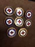 1906 badge for enrolled nurses all numbered collection arc red cross