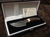 muela damasco large skinner custom knife