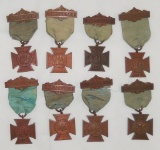 8pcs-1800's Womans Relief Corps Medals