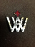 ww1 rare red cross pin