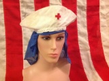 ww1 museum collection womans arc red cross vail cap