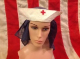 museum collection ww1 womans arc red cross vail cap