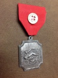 1920,s Pre Ww2 Arc Red Cross Suffolk Swim Medal