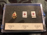 Red Cross Prototype 1985 2 Gallon Donor Pin Set x25