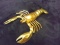 Brass Crawfish Figure