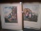 Pair Framed Antique Colored Lithographs- May & June- both signed