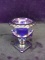 Imperial Blue Iridescent Trophy Toothpick Holder