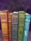 Collection 5 Green Leather Bound Decorative Books