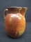 Contemporary Pottery Pitcher signed Geneseo