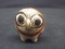 Pottery Mexican Glazed Owl Figure