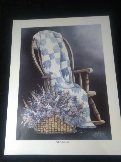 Delia Vestal Unframed Print-"Old Friends" 467/950