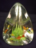 Art Glass Paperweight-The Fish Tank
