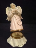 Porcelain Angel Hinged Box