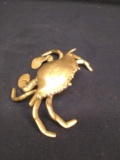 Brass Crab Figure