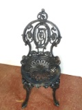 Antique Cast Iron Victorian Patio Chair