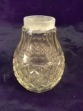 Antique Crystal Salt Shaker-no lid