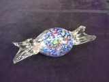 Studio Art Glass Paperweight-Candy in Wrapper