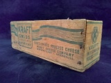 Primitive Wooden Craft Swiss Transport/Advertising Cheese Box