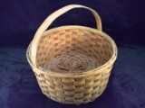 Antique Split Oak Handle Basket