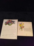 Assorted Ephemera-Hand painted and Calligraphy Poems