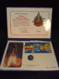 Official First Day of Issue Space Shuttle Commemorative Gold Piece