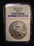2008 Eagle MS69 Silver Dollar