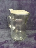Vintage Tin Top Syrup Pitcher