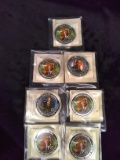 Collection 7 Life of Obama Commemorative Coins