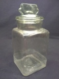 Early Country Store Storage Jar with Ground Lid