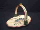 Contemporary Pottery Handle Basket-Made in Italy