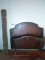 Antique Mahogany Bed with Rounded Footboard