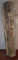 Hand Carved Native American Single Face Totem Pole