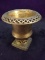 Silver Plated Urn with Reticulated Edge