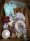 Assorted Porcelain Figures, Plates and Cups