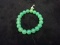 Jade Beads on Stretch Bracelet